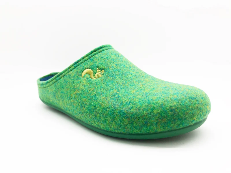 thies 1856 ® Recycled PET Slipper vegan verde green