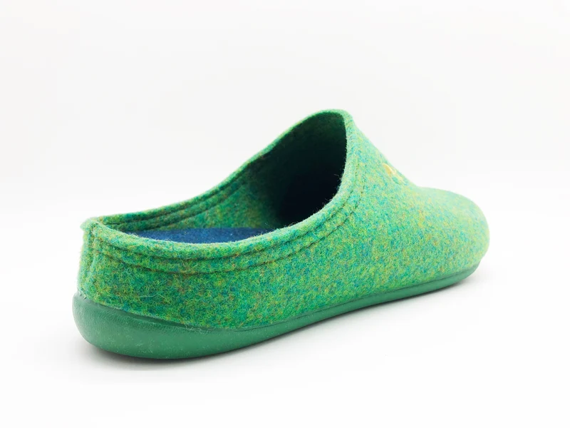thies 1856 ® Recycled PET Slipper vegan verde green
