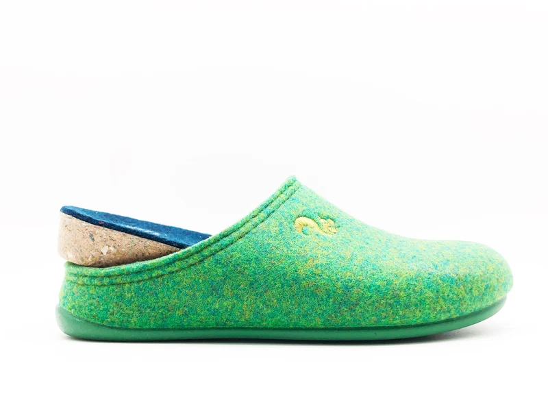 thies 1856 ® Recycled PET Slipper vegan verde green