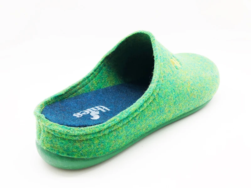 thies 1856 ® Recycled PET Slipper vegan verde green