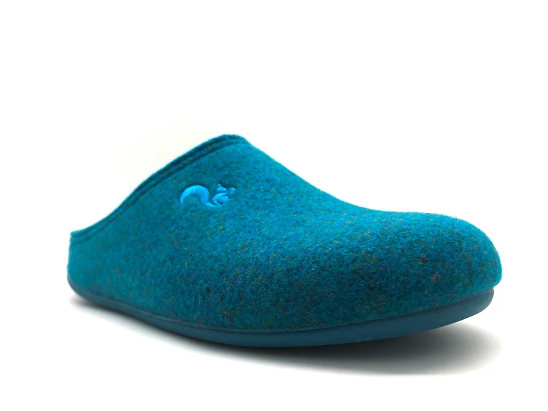 thies 1856 ® Recycled PET Slipper vegan petrol