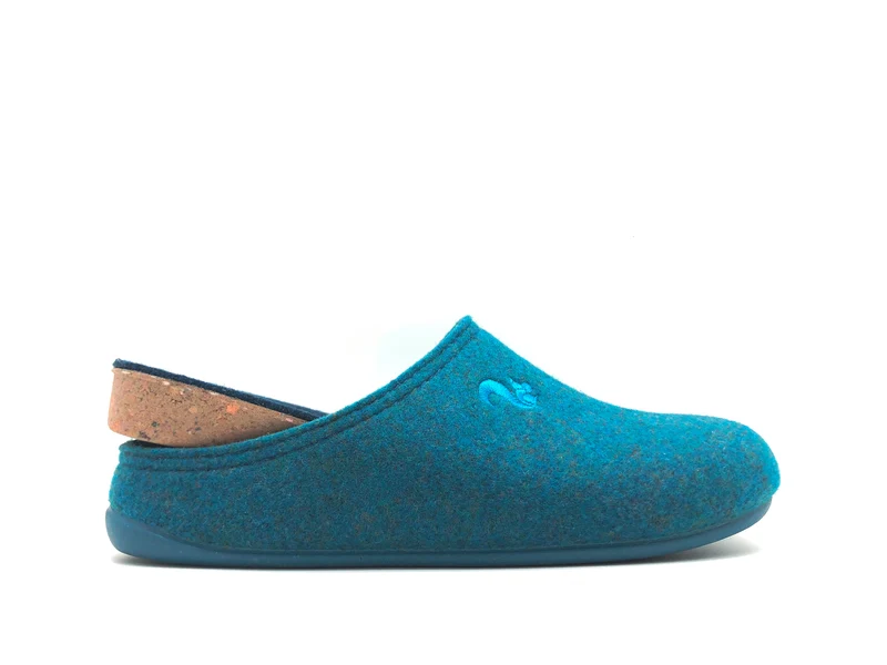 thies 1856 ® Recycled PET Slipper vegan petrol