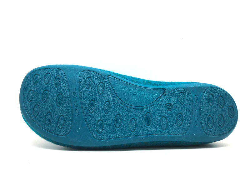 thies 1856 ® Recycled PET Slipper vegan petrol