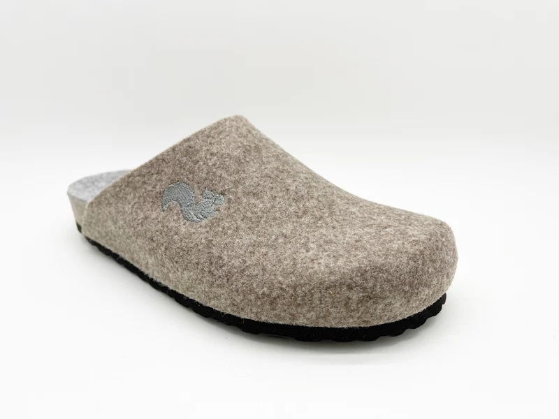 thies 1856 ® Recycled PET Bio Clog vegan light brown marron