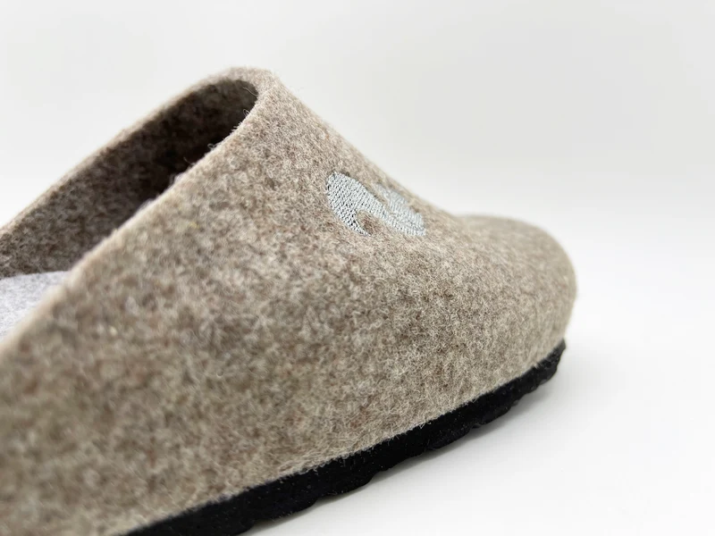 thies 1856 ® Recycled PET Bio Clog vegan light brown marron