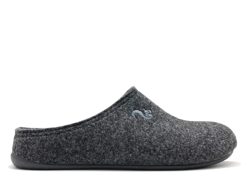 thies 1856 ® Recycled PET Slipper vegan dark grey