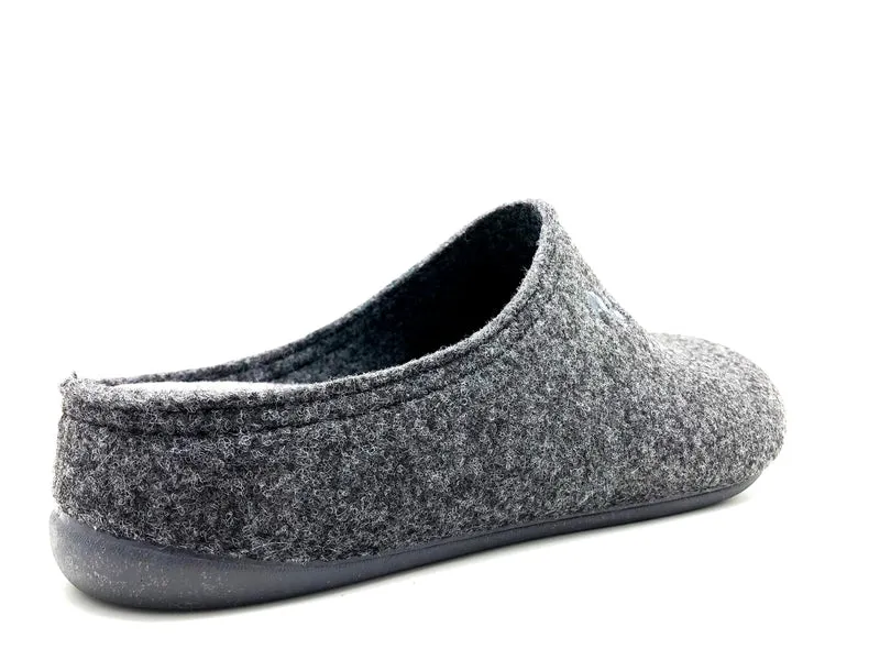 thies 1856 ® Recycled PET Slipper vegan dark grey