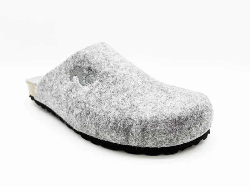 thies 1856 ® Recycled PET Bio Clog vegan light grey rose