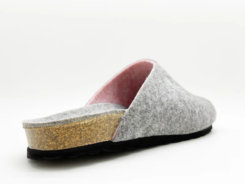 thies 1856 ® Recycled PET Bio Clog vegan light grey rose