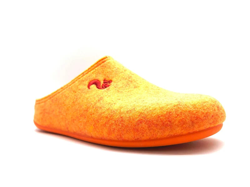 thies 1856 ® Recycled PET Slipper vegan orange