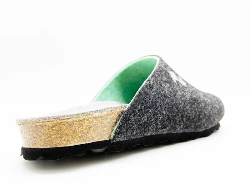 thies 1856 ® Recycled PET Bio Clog vegan anthracite mint