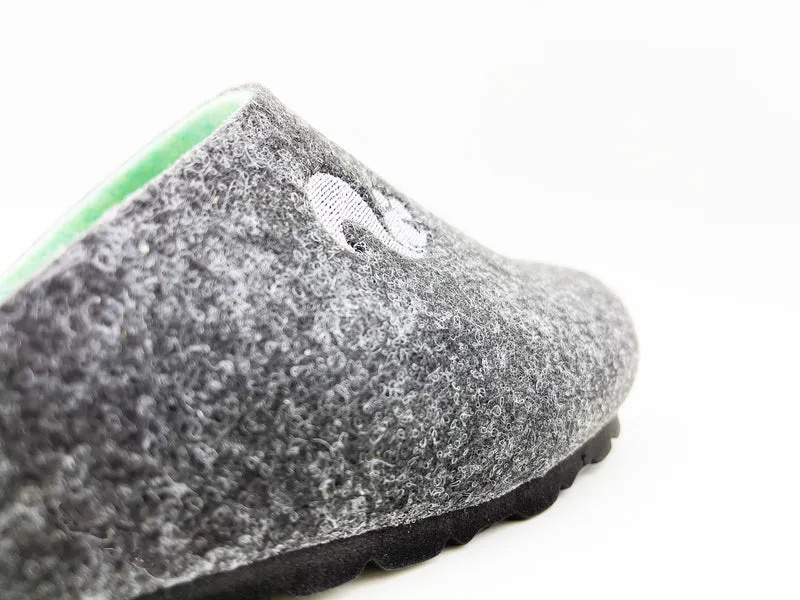 thies 1856 ® Recycled PET Bio Clog vegan anthracite mint