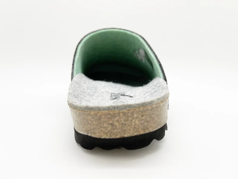 thies 1856 ® Recycled PET Bio Clog vegan anthracite mint