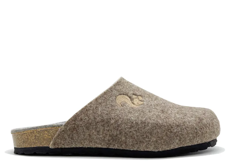thies 1856 ® Recycled PET Bio Clog vegan beige marron orange