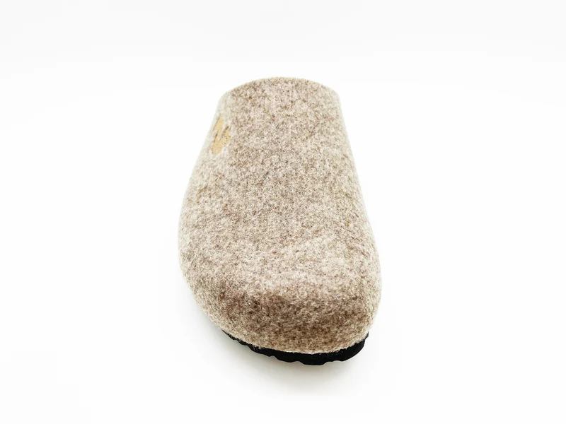 thies 1856 ® Recycled PET Bio Clog vegan beige marron orange