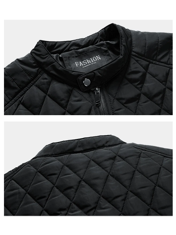 Herren Steppjacke mit Thermofutter und Stehkragen Nord Taschen