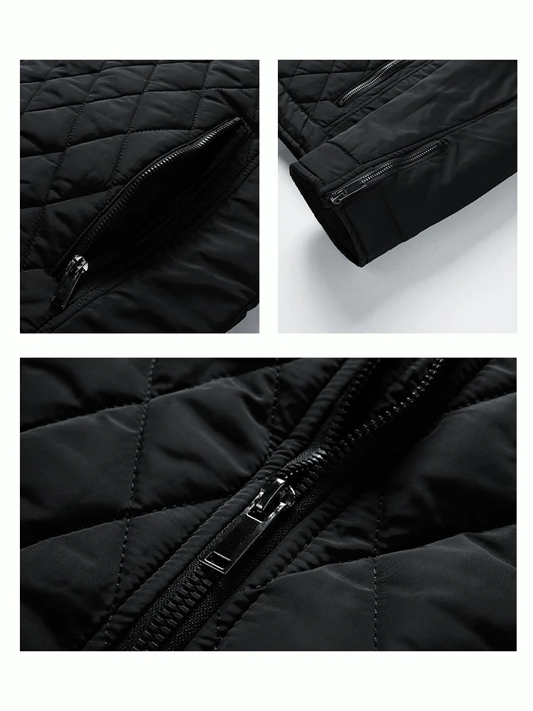 Herren Steppjacke mit Thermofutter und Stehkragen Nord Taschen