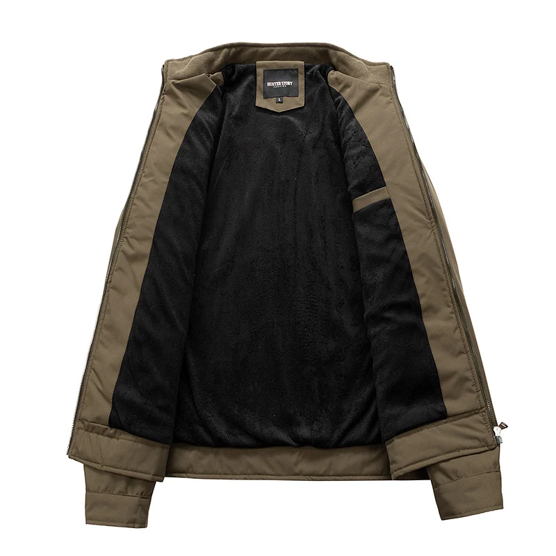 Herren Softshell-Outdoorjacke mit Stehkragen wasserabweisend und vier Reißverschlusstaschen Nord Taschen