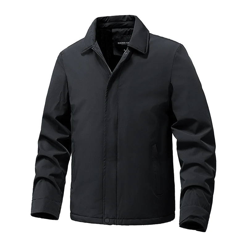 Herren Leichter wasserabweisender Stehkragen-Blouson mit Thermofutter Nord Taschen