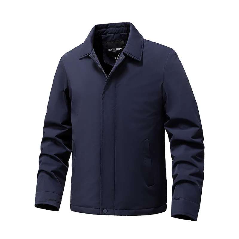 Herren Leichter wasserabweisender Stehkragen-Blouson mit Thermofutter Nord Taschen