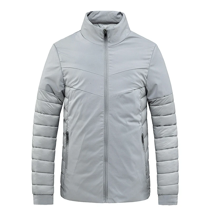 Herren Leichte Thermo-Steppjacke mit Softshell-Außenmaterial Nord Taschen