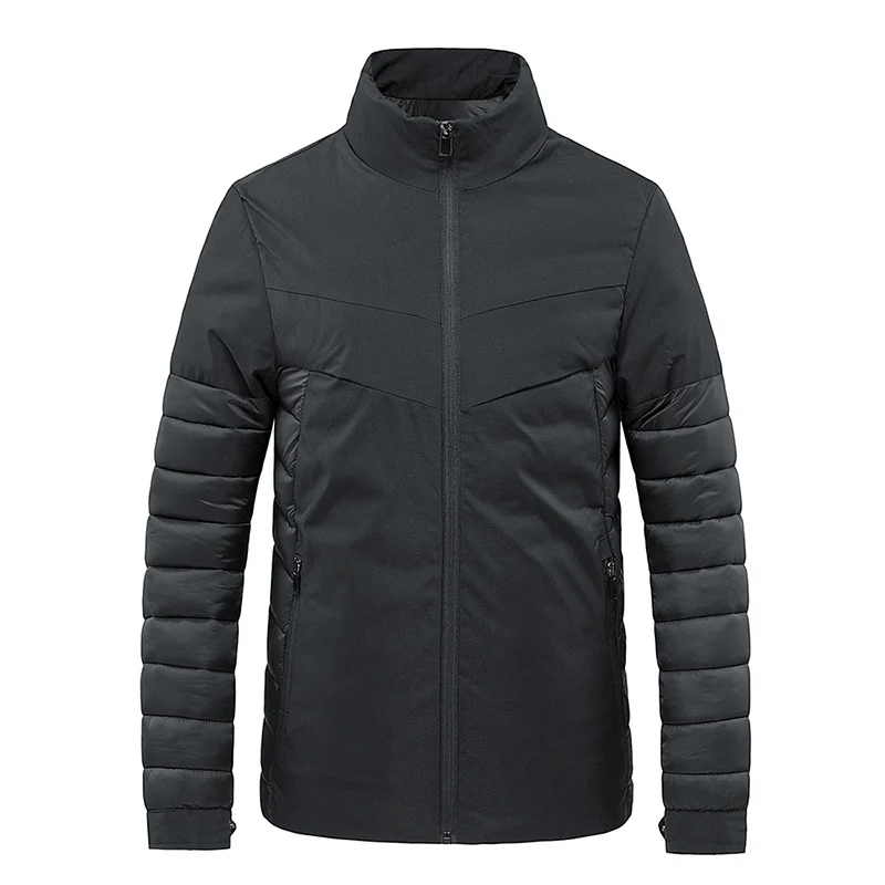 Herren Leichte Thermo-Steppjacke mit Softshell-Außenmaterial Nord Taschen