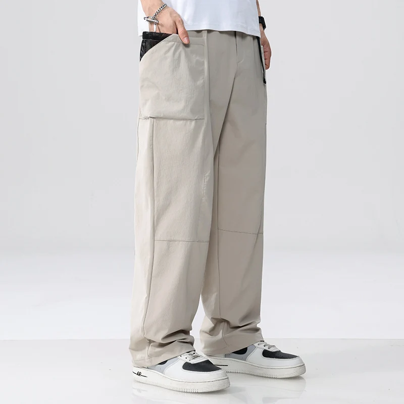 Herren Weite Utility-Cargohose im Relaxed-Fit mit aufgesetzten Taschen Nord Taschen