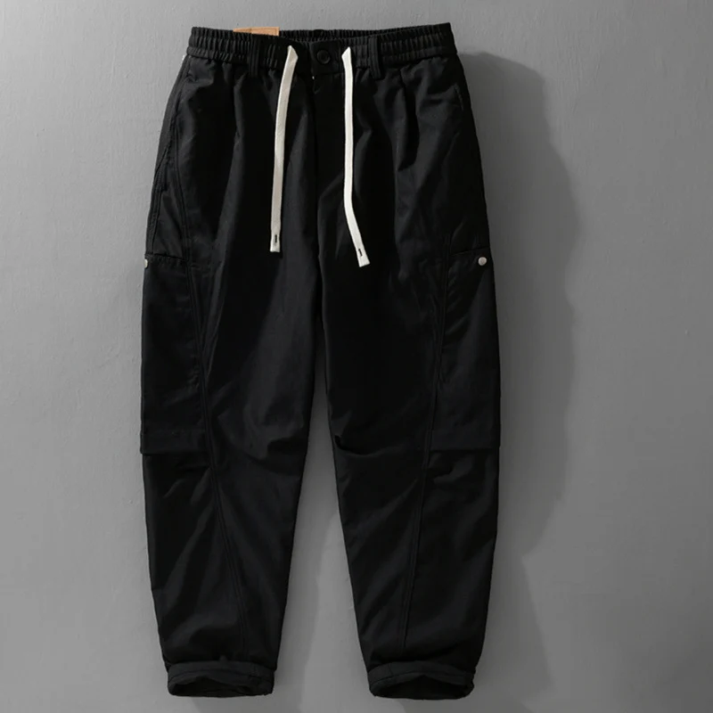 Herren Utility-Cargohose mit Kordelzugbund und seitlichen Pattentaschen Nord Taschen