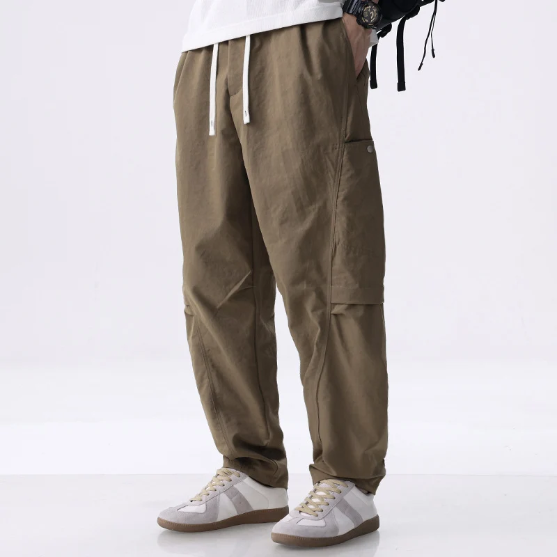 Herren Utility-Cargohose mit Kordelzugbund und seitlichen Pattentaschen Nord Taschen