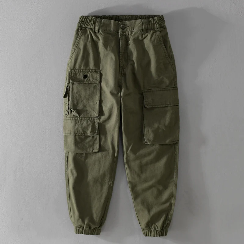 Herren Utility-Cargo-Jogger mit verstärkten Beintaschen und elastischem Knöchelbund Nord Taschen