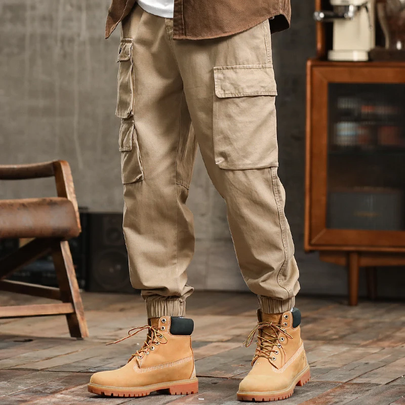 Herren Utility-Cargo-Jogger mit verstärkten Beintaschen und elastischem Knöchelbund Nord Taschen