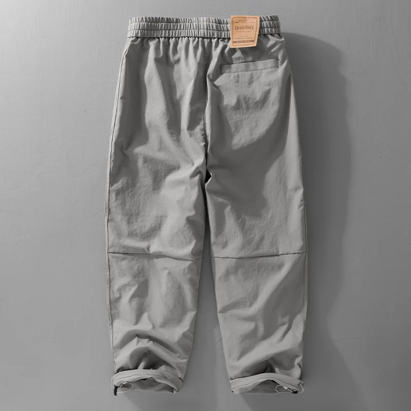 Herren Relaxte Jogger-Chino mit Kordelbund und dekorativen Seitennähten Nord Taschen