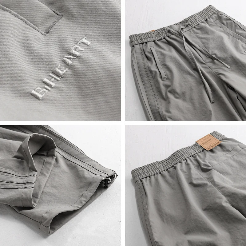 Herren Relaxte Jogger-Chino mit Kordelbund und dekorativen Seitennähten Nord Taschen