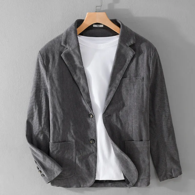 Herren Kordsakko im smart-casual Stil mit klassischer Knopfleiste Nord Taschen