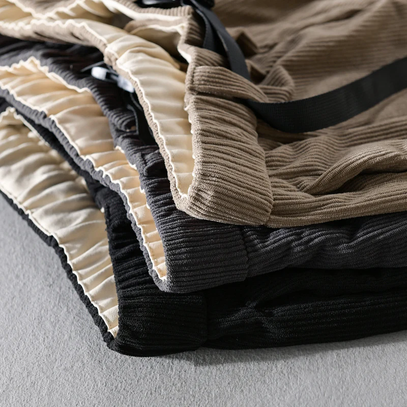 Herren Kord-Chino mit elastischem Bund, Gurtbandschließe und konischem Schnitt Nord Taschen