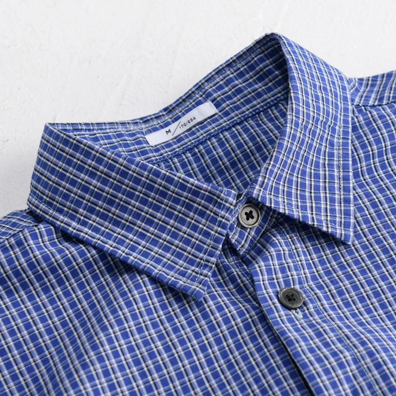 Herren Karo-Layering-Hemd im Overshirt-Stil aus weichem Baumwollpopeline Nord Taschen