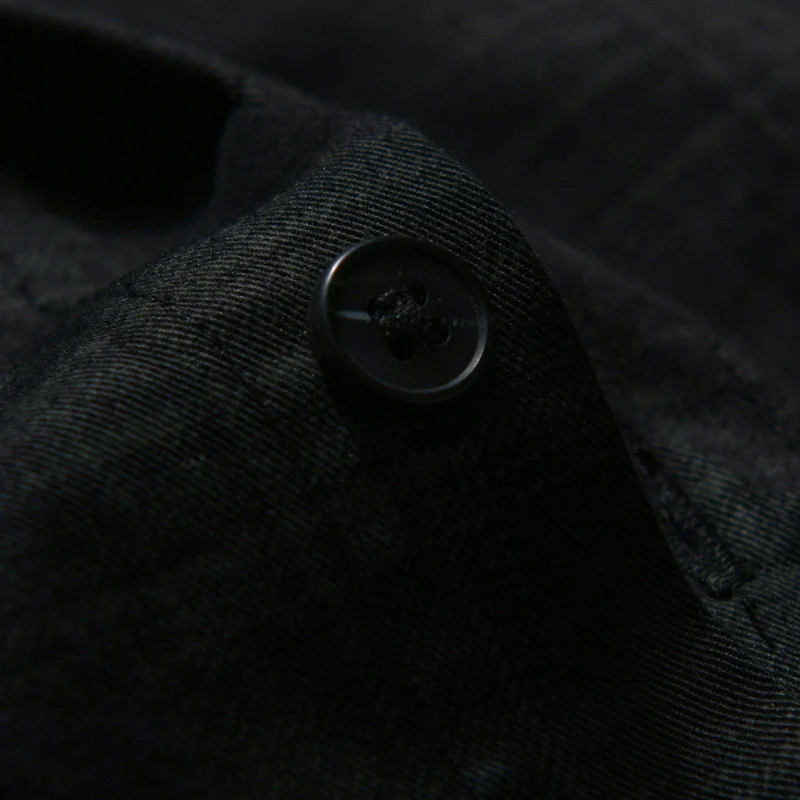 Herren Kariertes Hemdjacken-Overshirt aus leichtem Twill mit Brusttasche Nord Taschen