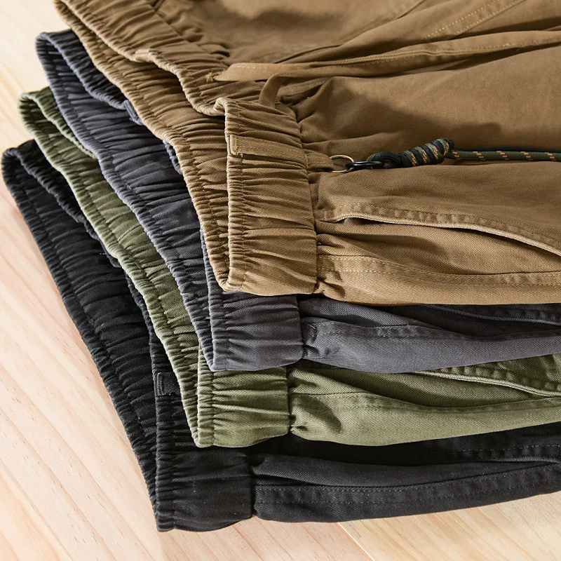 Herren Cargo-Joggerhose mit elastischem Bund und Bündchen Nord Taschen