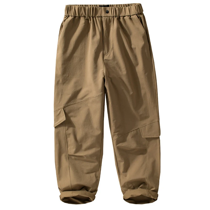 Herren Cargo-Hose im Utility-Look mit Relaxed-Fit, Mehrfach-Beintaschen und elastischem Bund Nord Taschen