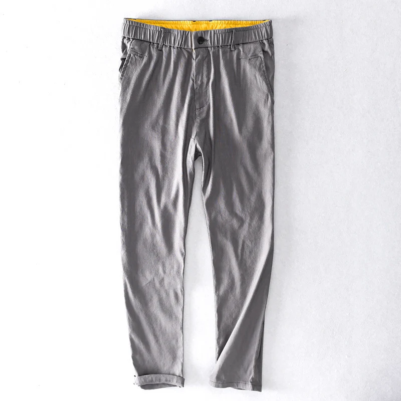 Herren Baumwoll-Chino mit Elastikbund und konischem Schnitt Nord Taschen