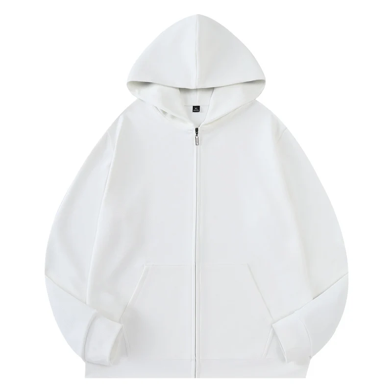 Unisex Oversize Kapuzen‑Zipjacke aus French‑Terry mit verdeckter Nahtführung Nord Taschen