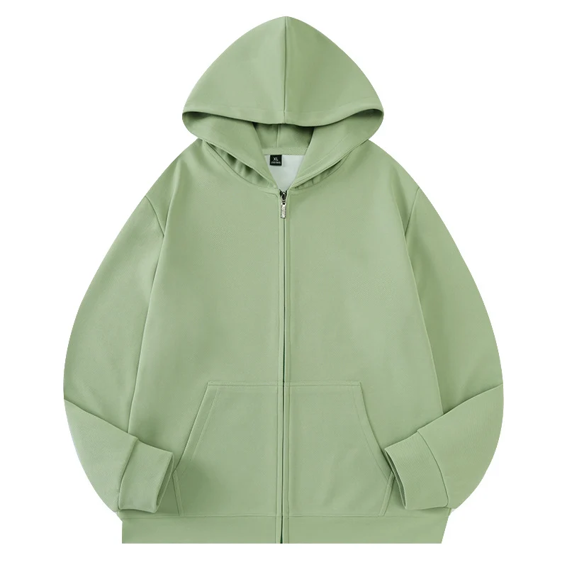 Unisex Oversize Kapuzen‑Zipjacke aus French‑Terry mit verdeckter Nahtführung Nord Taschen