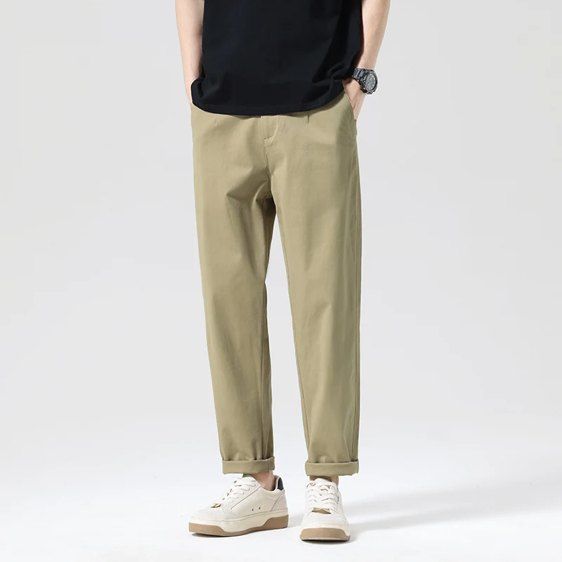 Herren Moderne Relaxed‑Fit Freizeit‑Chino mit leichtem Stretch und umgeschlagenem Saum Nord Taschen