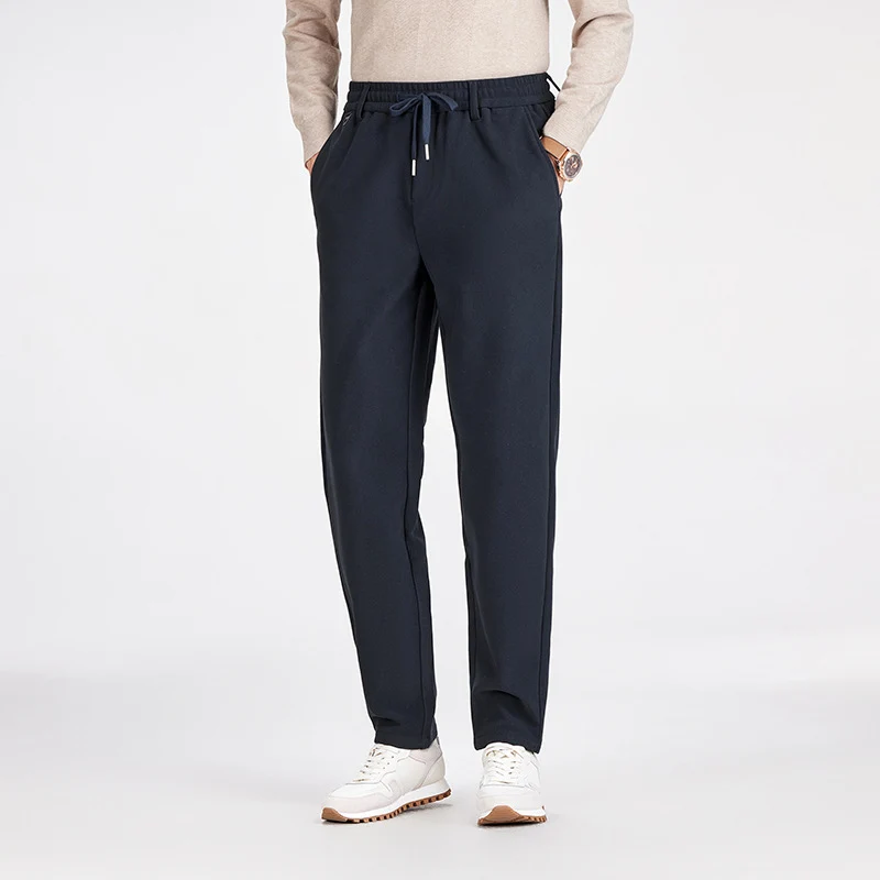 Herren Legere Jogginghose mit geradem Schnitt, elastischem Bund und umgeschlagenem Saum Nord Taschen