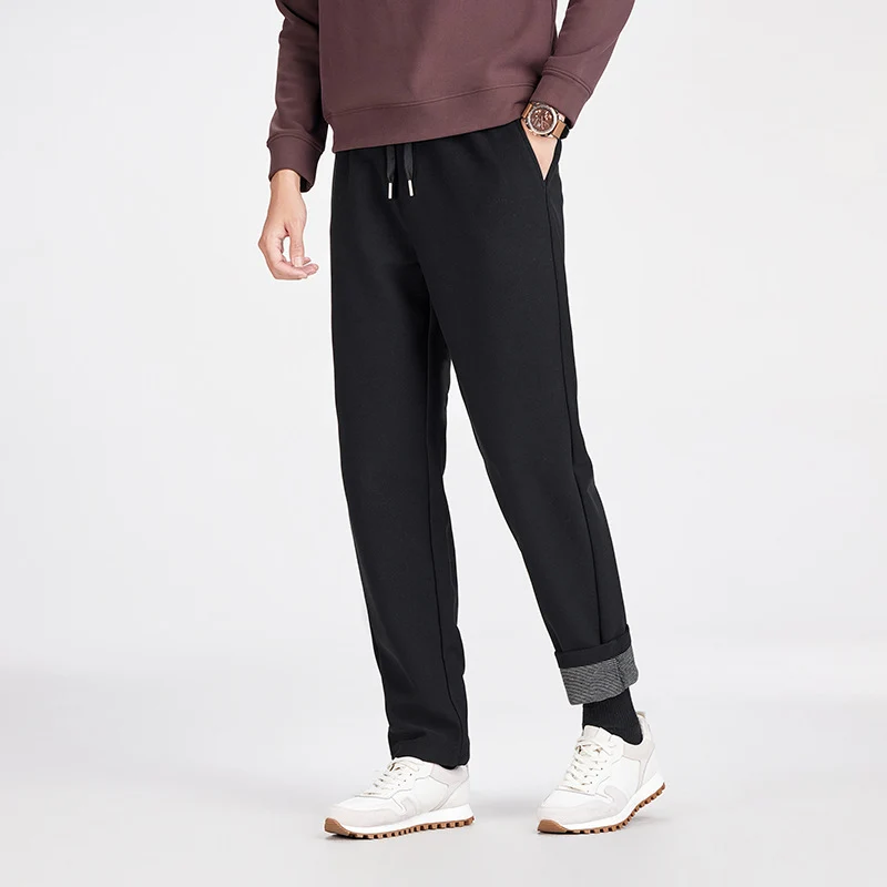 Herren Legere Jogginghose mit geradem Schnitt, elastischem Bund und umgeschlagenem Saum Nord Taschen
