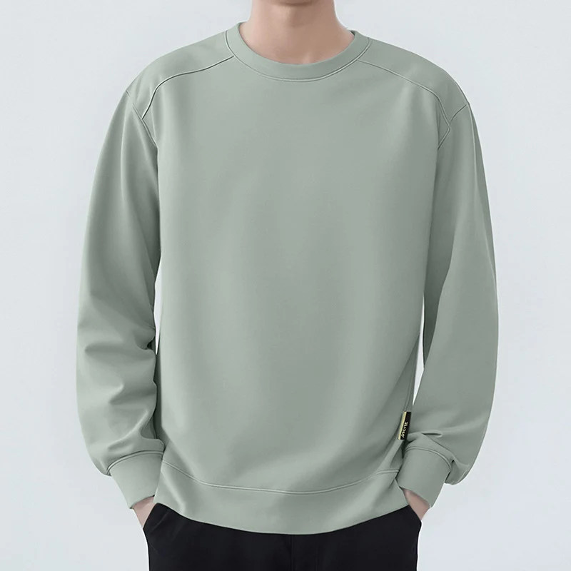 Herren Lässiges Oversize-Sweatshirt mit Raglanärmeln und angerauter Innenlage Nord Taschen