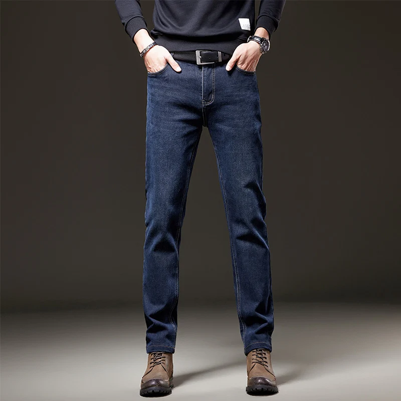 Herren Jeans im geraden Schnitt aus Stretch-Denim mit klassischem fünf‑Taschen‑Schnitt Nord Taschen