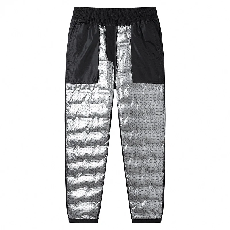 Herren Gepolsterte Thermohose mit Steppung, elastischem Bund und Reißverschlusstaschen Nord Taschen
