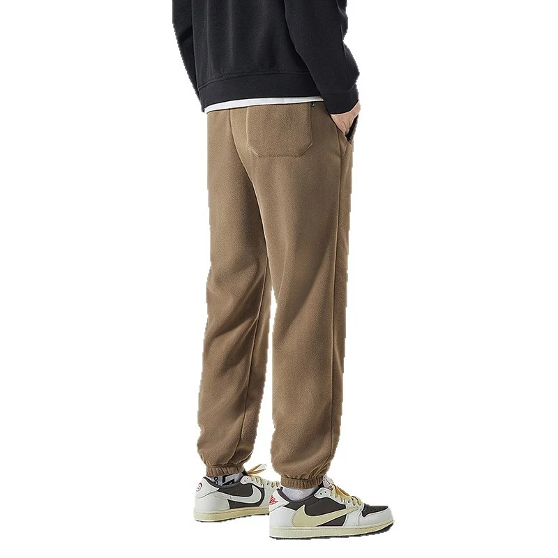 Herren Gefütterte Sweatpants mit Sherpa‑Innenfutter und elastischen Bündchen Nord Taschen