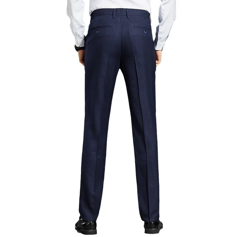 Herren Formelle Anzughose mit Bügelfalte, leichtem Stretch und schmaler Silhouette Nord Taschen